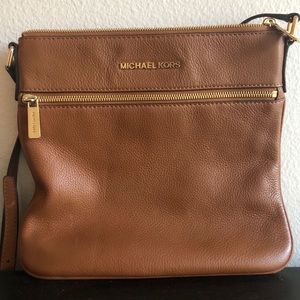 Michael Kors Riley Pebble Leather Crossbody